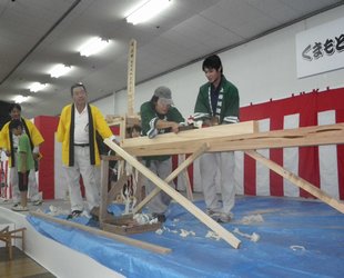 熊本県のアクアドームで技能祭